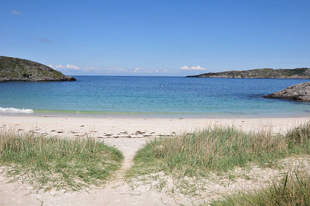 Blue Sea and White Sand