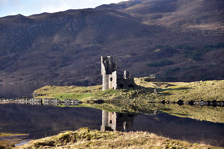 Ardvreck Castle in Reflective Mood