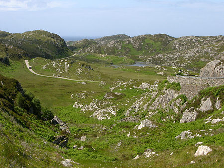 The Road Approaching Clachtoll from the South