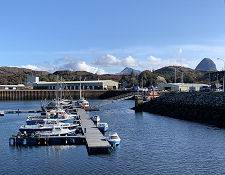 Harbour and Mountains