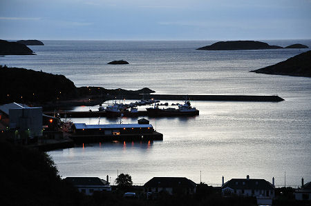 Lochinver Harbour in Late Evening Light