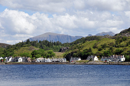 View Over Lochinver with Quinag in the Background
