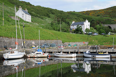 Boats in Lybster Harbour
