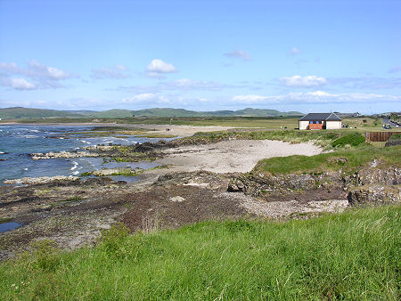 Machrihanish Bay and the Golf Links from Machrihanish: With a Wedding Taking Place on the Beach Near the Centre of the Image