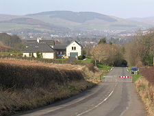 View from Stone of Closed Road