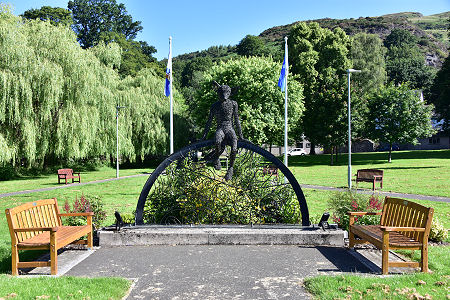 Foxboy Sculpture in Midtown Gardens