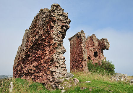 A Close Up View of the Wall, with the Tower House in the Background