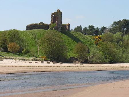Red Castle Seen from the Beach at Lunan Bay