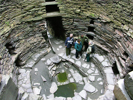 Broch Interior from the Staircase Landing