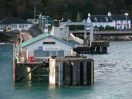 Craignure Pier from the Oban Ferry