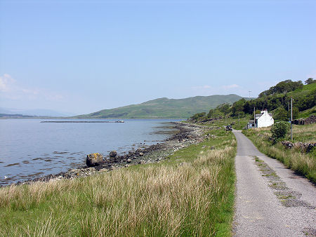The Road Towards Croggan Along the South-East Shore of Loch Spelve