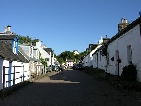 Dervaig's Main Street in Early Morning Light, Looking North-West