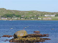 View Over the Split Rock to Iona