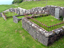 Burial Enclosures in Graveyard
