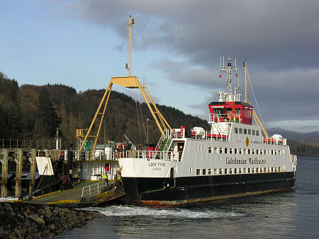 The MV Loch Fyne Preparing to Leave Lochaline