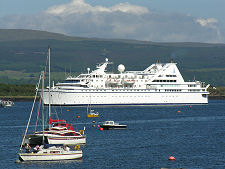 Cruise Ship Visiting Tobermory