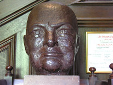Bronze Head of Sir Winston Churchill