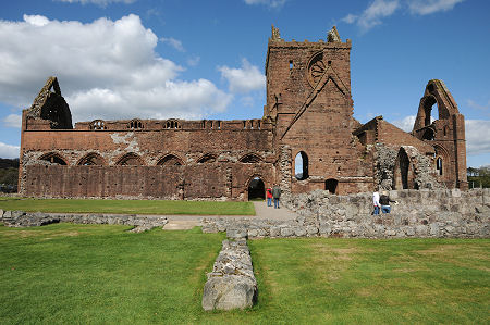 Sweetheart Abbey from the South