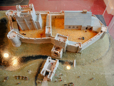 Display Model of the Castle in the 1400s