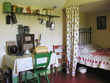 Inside the Tin Cottage