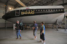 Jet Age Boeing 707 in Hangar 4