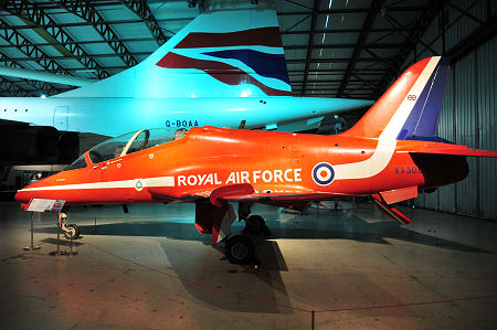 Red Arrow XX308 in the Concorde Hangar