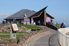 Seabird Centre with Church Remains on Left