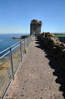 Curtain Wall Leading to East Tower