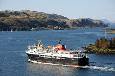 The Mull Ferry Entering Oban Bay