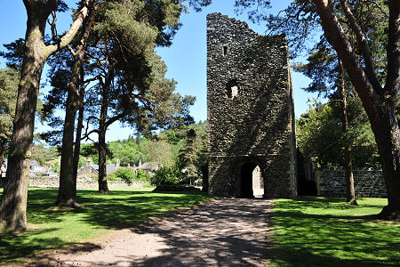 The Ruins of Cross Kirk from the Road