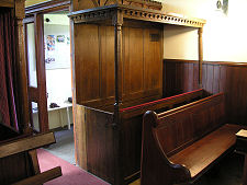 One of the Canopied Pews