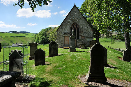 The Church from the East, with the Adam and Eve Stone on the Left
