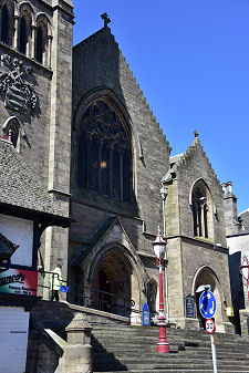 Steps and East Door