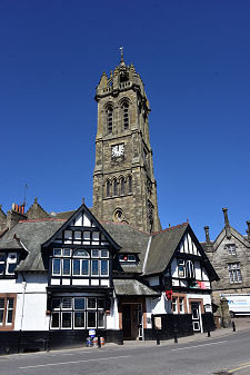 Towering Over the Bridge Inn