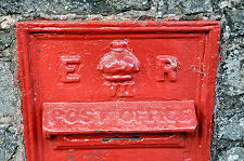 Rare Edward VII Postbox in Peebles