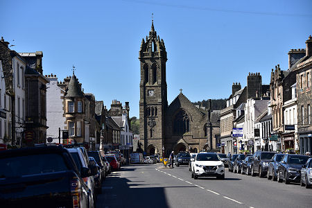 West End of Peebles High Street