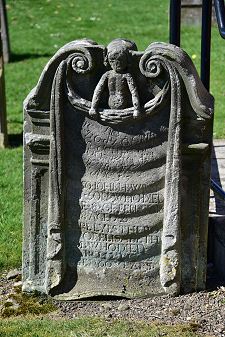 Unusual 1739 Gravestone