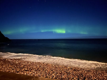 Aurora Borealis Seen from Pennan