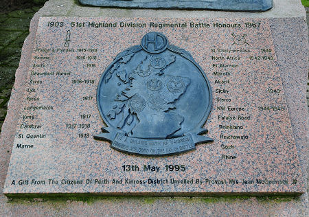 51st Highland Division Regimental Battle Honours