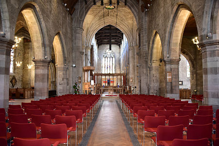 Inside the Nave, Looking East Towards the Crossing and Choir
