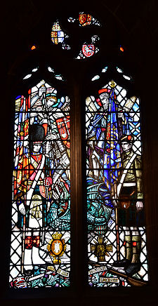 Stained Glass in Transept