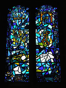 The Blue Window in the Nave