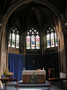 Lady Chapel in South Choir Aisle