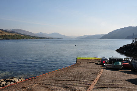 The Old Ferry Slipway and Loch Carron
