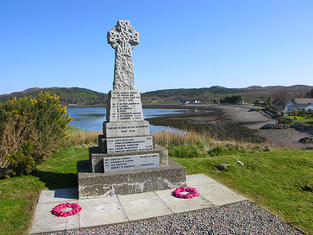 War Memorial Overlooking Loch Ewe