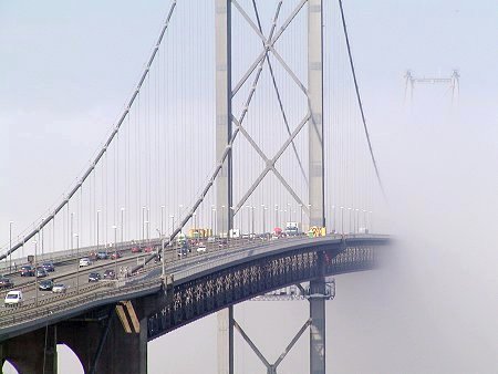 The Forth Road Bridge from the South