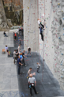 One of the Climbing Walls