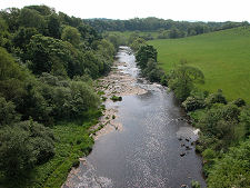 River Almond from the Aqueduct