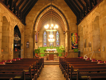 Inside St Mary's, Looking East Towards the Chancel Arch
