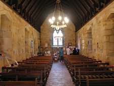 Looking West Inside St Mary's
